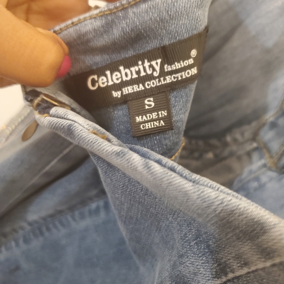 Denim Rhinestone Dress - Picture 4 of 4